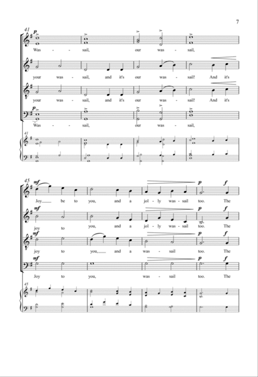 Somerset Wassail Somerset Wassail 4-Part scores gallery preview page 6