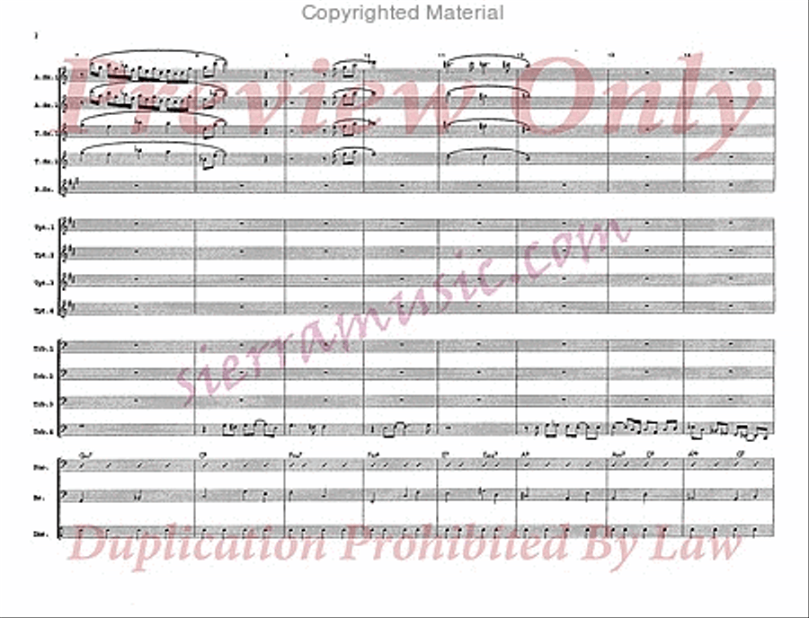 Wave Jazz Ensemble scores gallery preview page 3