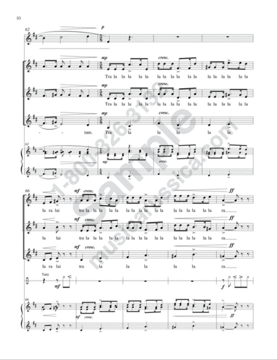 Spanish Solfeggio SSAA scores gallery preview page 9