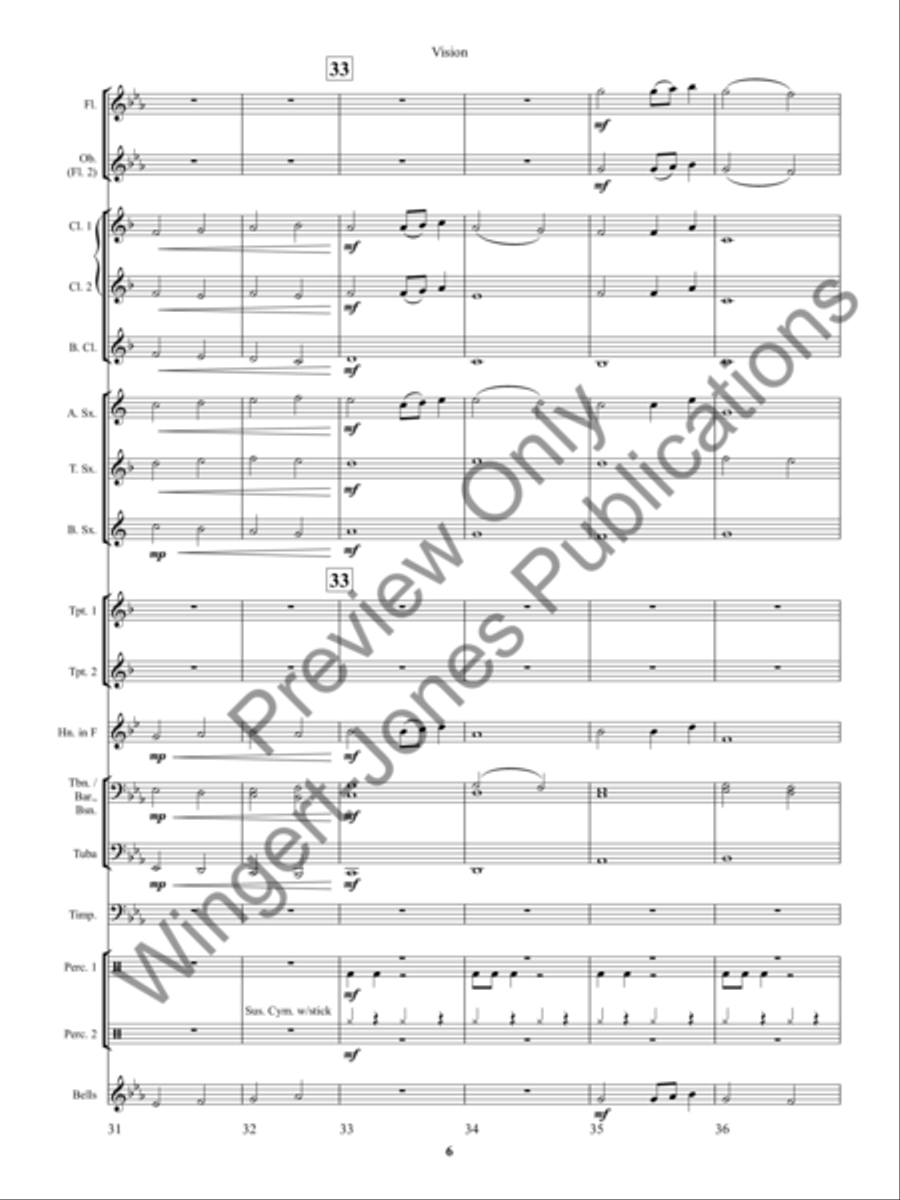 Vision Concert Band scores gallery preview page 10