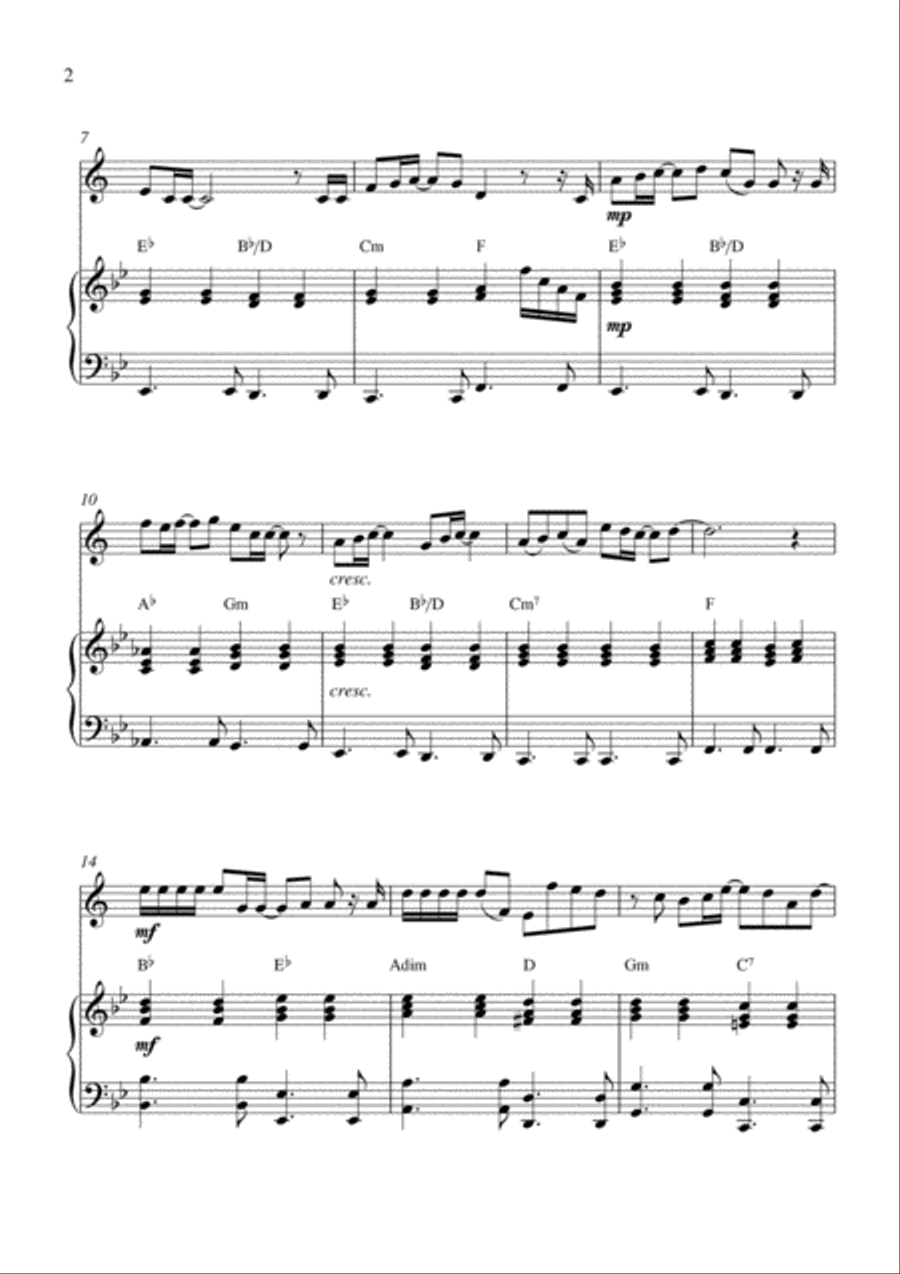 Nothing's Gonna Change My Love For You Trumpet Solo scores gallery preview page 2