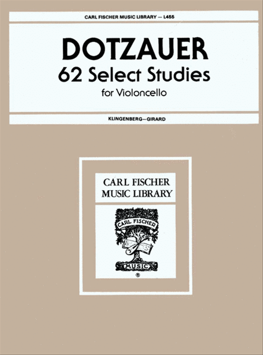 62 Select Studies 62 Select Studies Cello scores gallery preview page 1