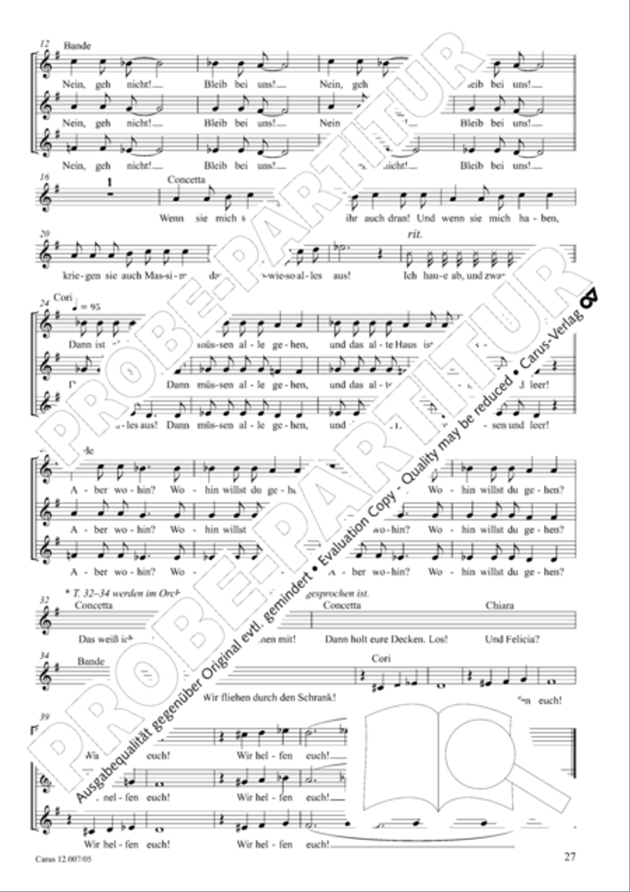 La Piccola Banda Children's Choir scores gallery preview page 28