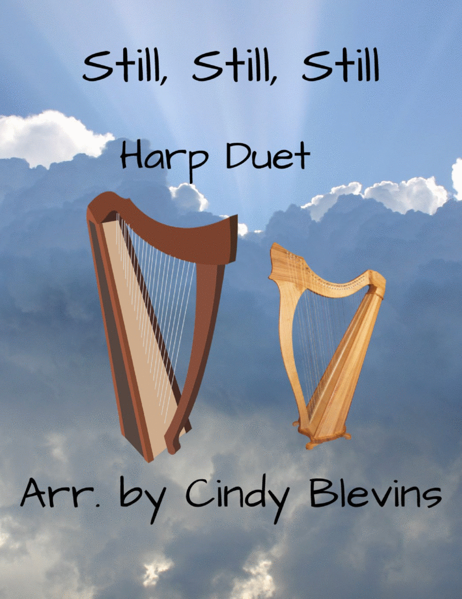 Still, Still, Still, for Harp Duet Harp scores gallery preview page 1