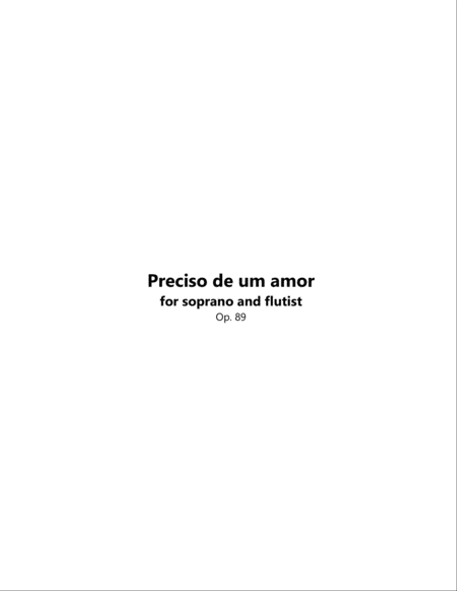Preciso de um amor Small Ensemble scores gallery preview page 3