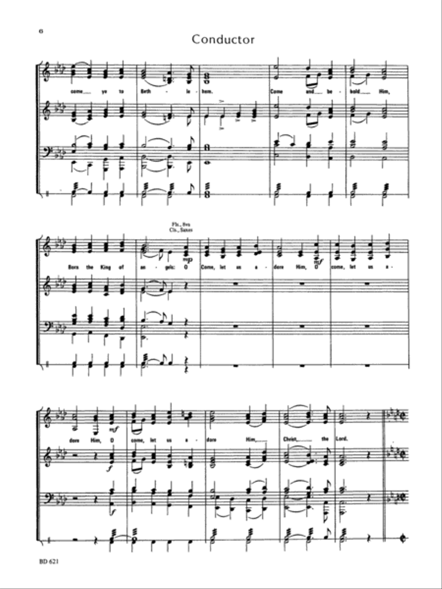 Christmas Sing-a-Long (for Band with Audience Participation): Score Concert Band scores gallery preview page 6