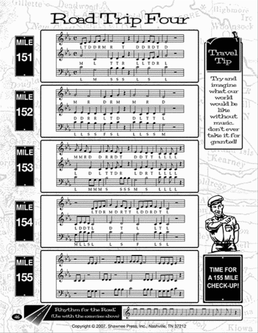 Five Minutes to Reading Music – A Roadmap to Musical Success Children's Choir scores gallery preview page 6