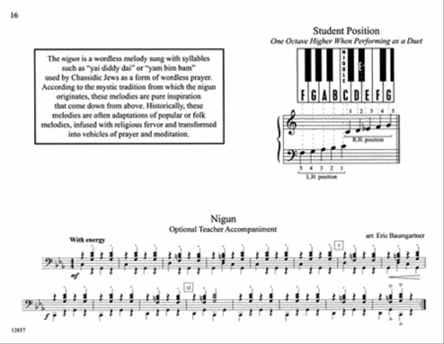 Jewish Favorites Easy Piano scores gallery preview page 5