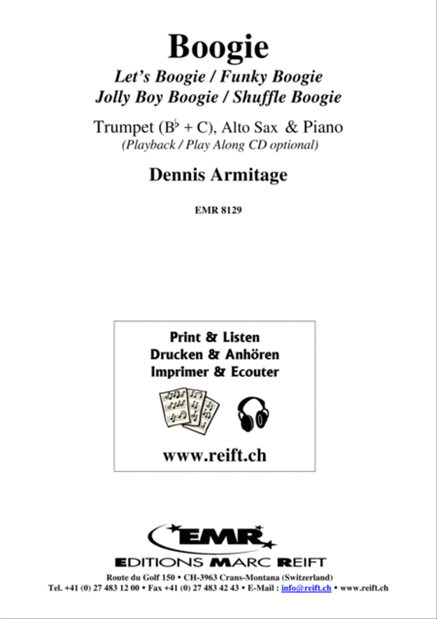 Boogie Boogie Alto Saxophone scores gallery preview page 2