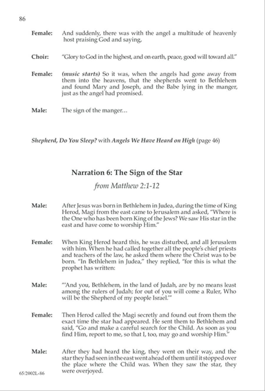 And This Shall Be a Sign And This Shall Be a Sign 4-Part scores gallery preview page 87