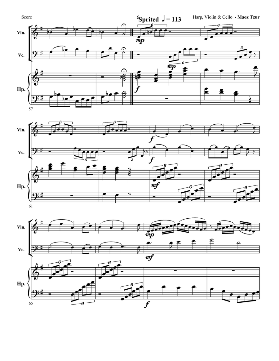 Maoz Tzur - Rock of Ages Maoz Tzur - Rock of Ages Small Ensemble scores gallery preview page 6