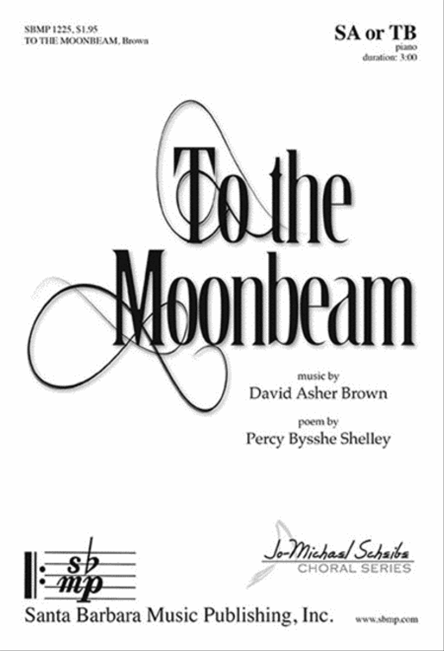 To the Moonbeam - SA Octavo TB scores gallery preview page 1