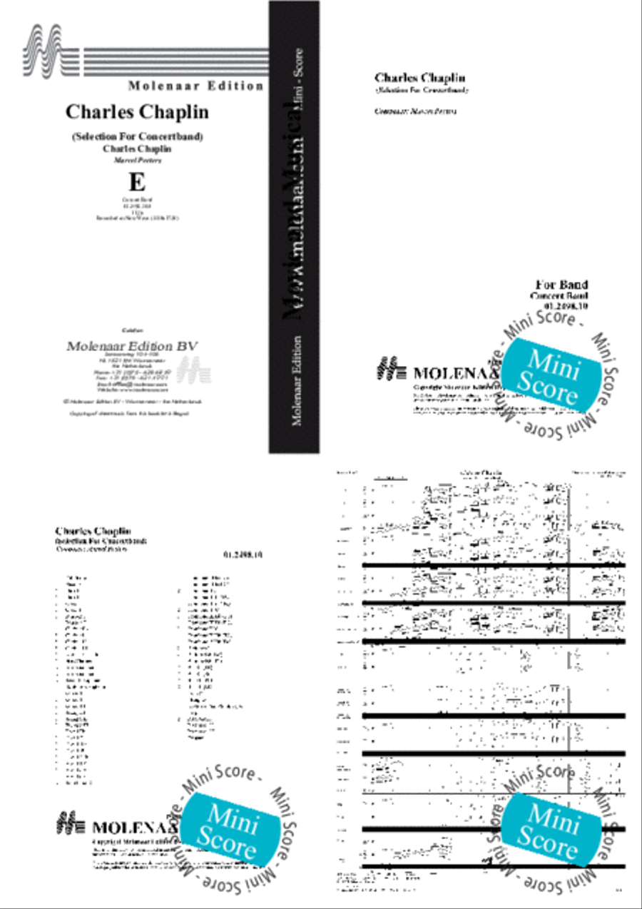 Charles Chaplin Charles Chaplin Concert Band scores gallery preview page 2
