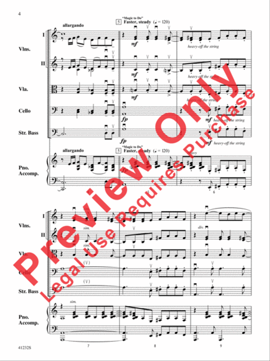 Pippin String Orchestra scores gallery preview page 5