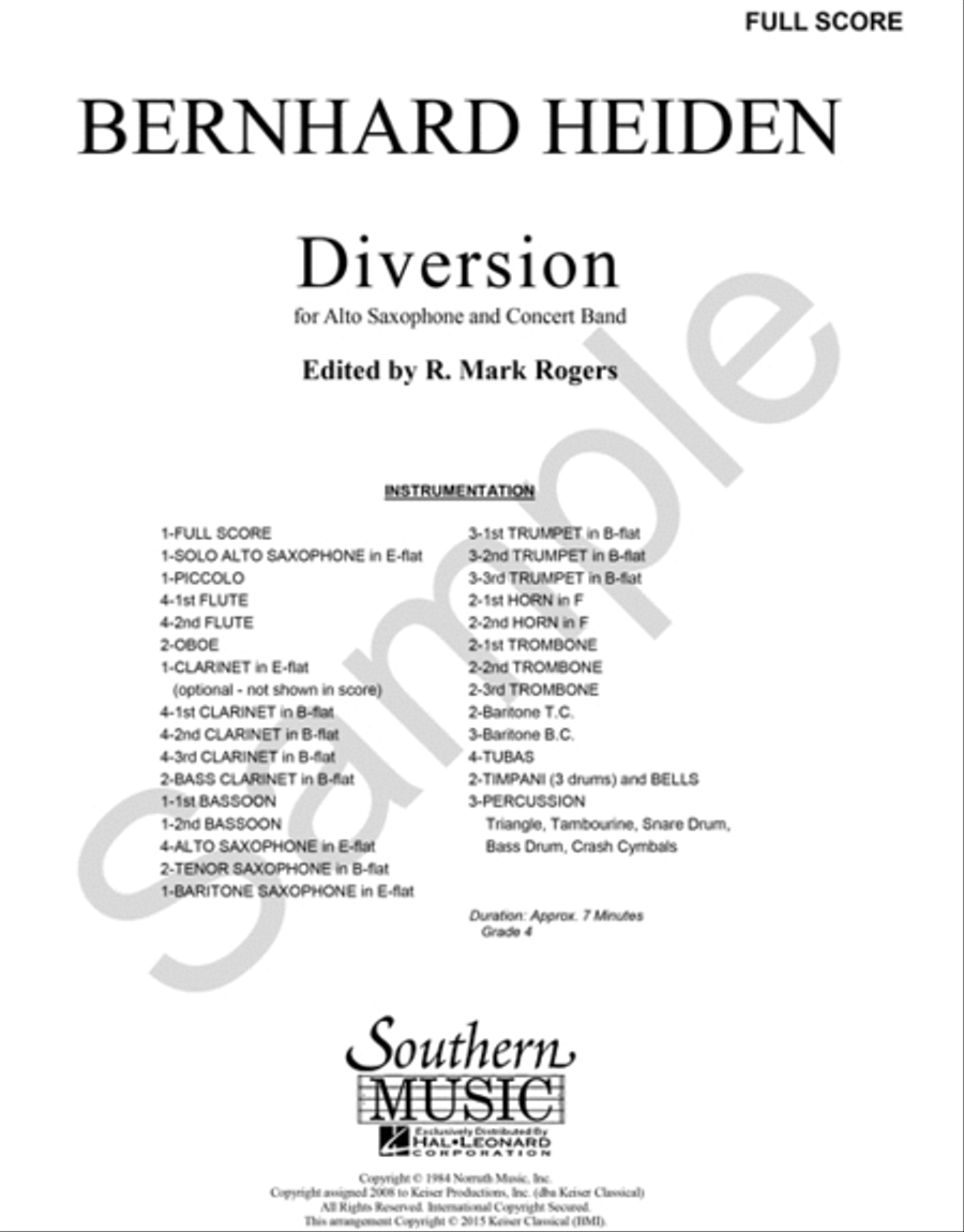 Diversion Concert Band scores gallery preview page 2