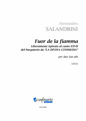 Book cover for Alessandro Salandrini: Fuor de la fiamma (ES-23-056)