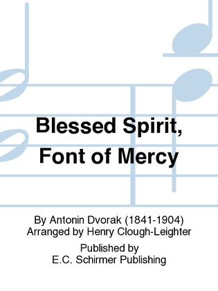 Blessed Spirit, Font of Mercy