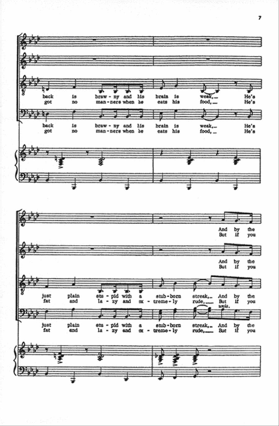 Swinging on a Star Divisi scores gallery preview page 7