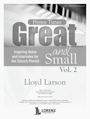 Book cover for Hymn Tunes Great and Small, Vol. 2