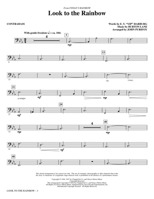 Look To The Rainbow (from Finian's Rainbow) - Contrabass
