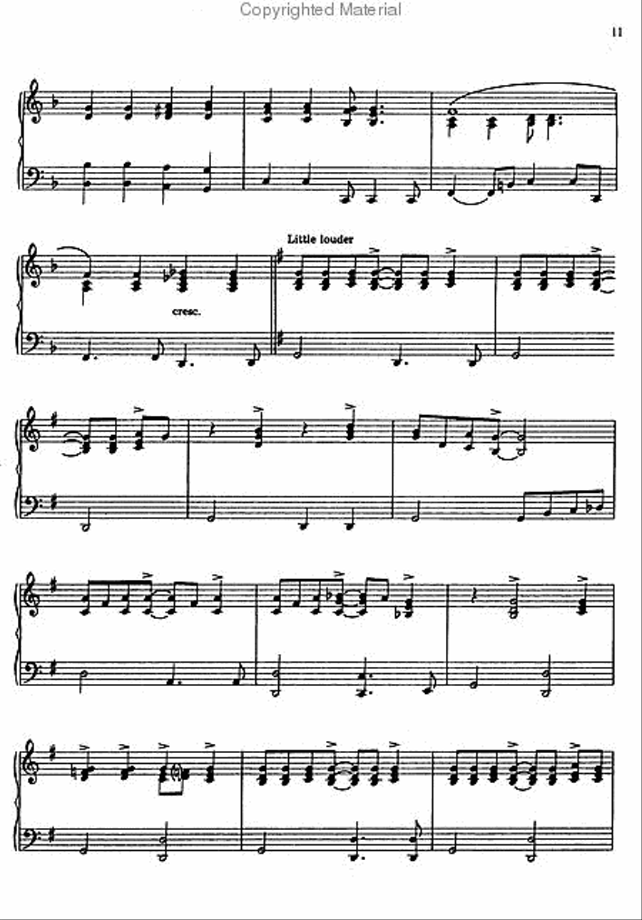 Fred Bock Piano Favorites of Bill and Gloria Gaither Piano Solo scores gallery preview page 5