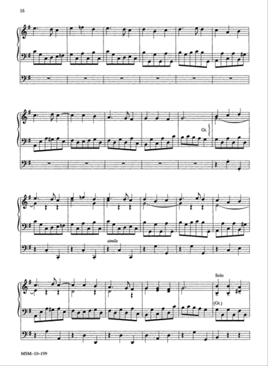 In Thee Is Gladness In Thee Is Gladness Organ scores gallery preview page 2