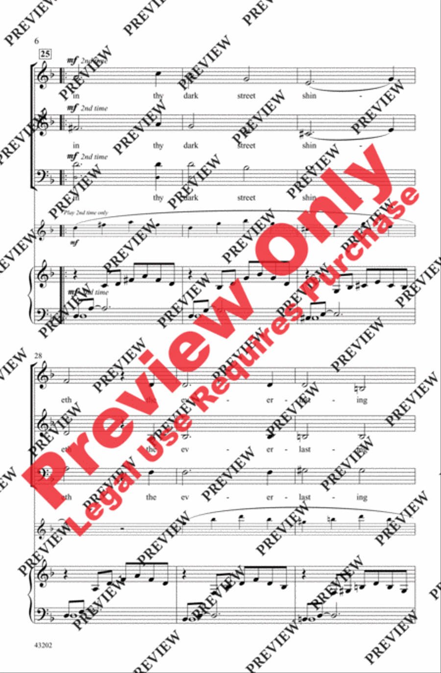 Prelude to Bethlehem 3-Part scores gallery preview page 6