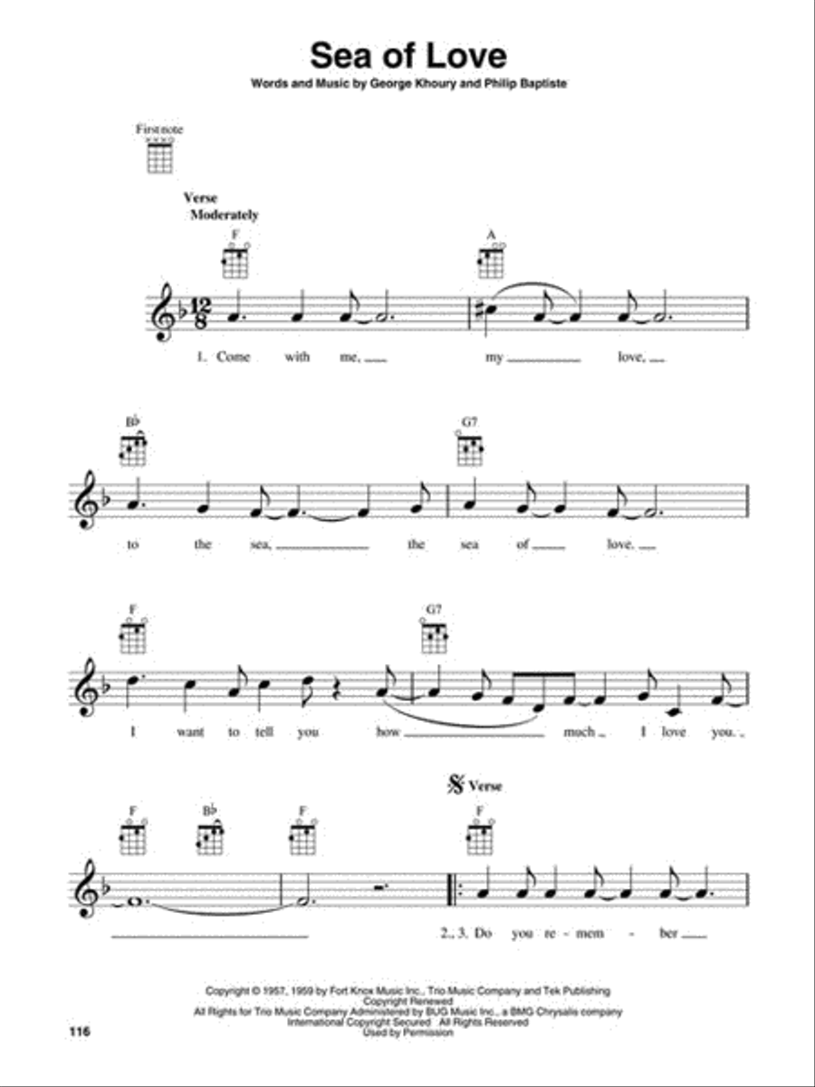 The 1950s Ukulele scores gallery preview page 5
