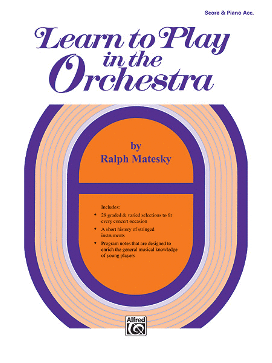 Learn to Play in the Orchestra, Book 1 Chamber Orchestra scores gallery preview page 1
