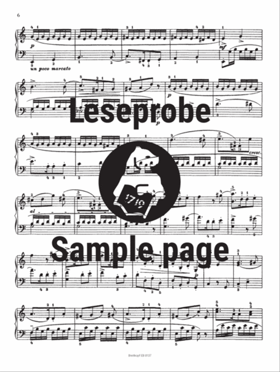 3 Sonatinas Op. 47 Piano Solo scores gallery preview page 4