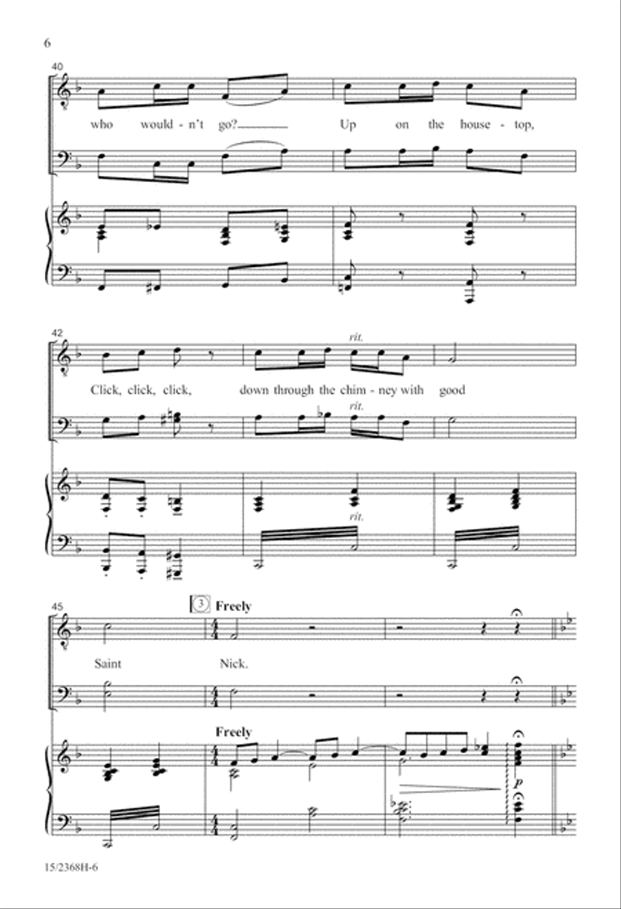 A Family Christmas Spectacular TTB scores gallery preview page 7