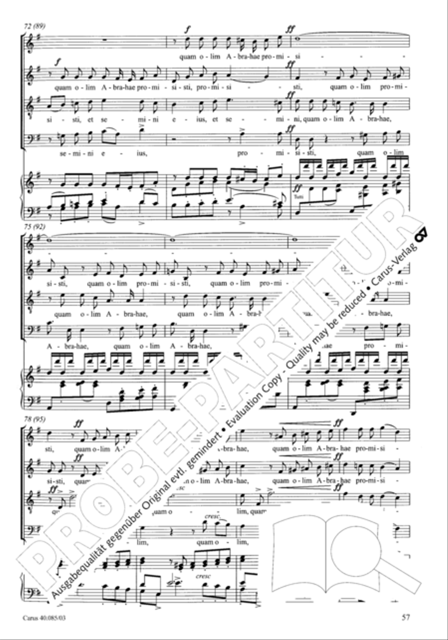 Missa pro defunctis Missa pro defunctis 4-Part scores gallery preview page 58