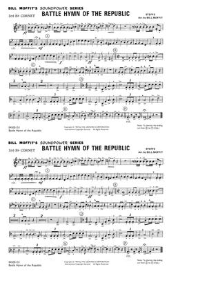 Battle Hymn Of The Republic - 3rd Bb Cornet