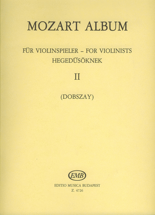Book cover for Album für Violinspieler II Duos