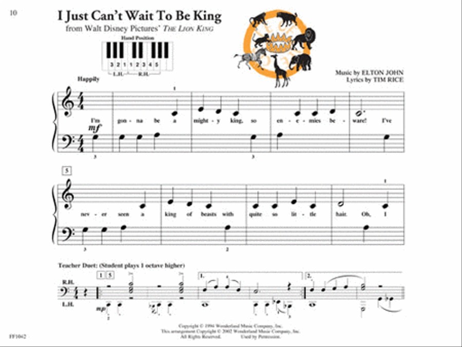 PreTime Piano Popular Piano Method scores gallery preview page 5