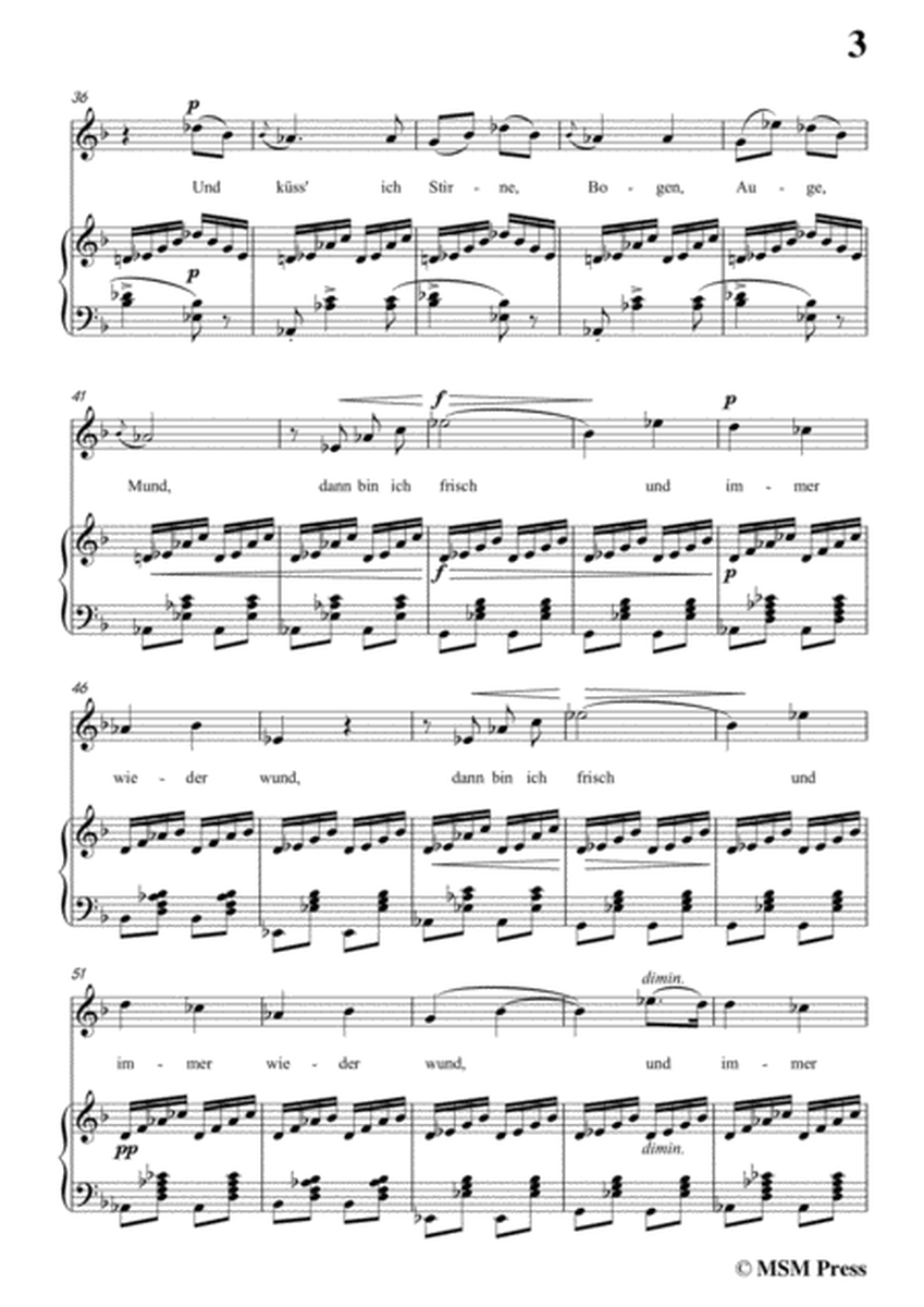 Schubert-Versunken,in F Major,for Voice&Piano