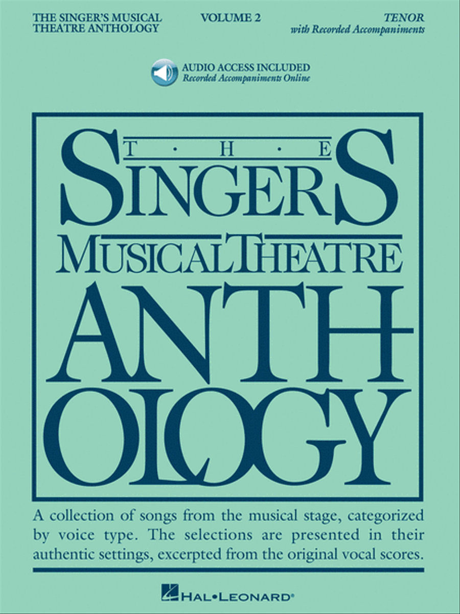 Book cover for The Singer's Musical Theatre Anthology - Volume 2 - Tenor