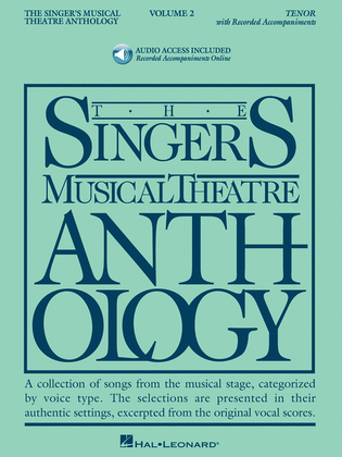 Book cover for The Singer's Musical Theatre Anthology - Volume 2 - Tenor