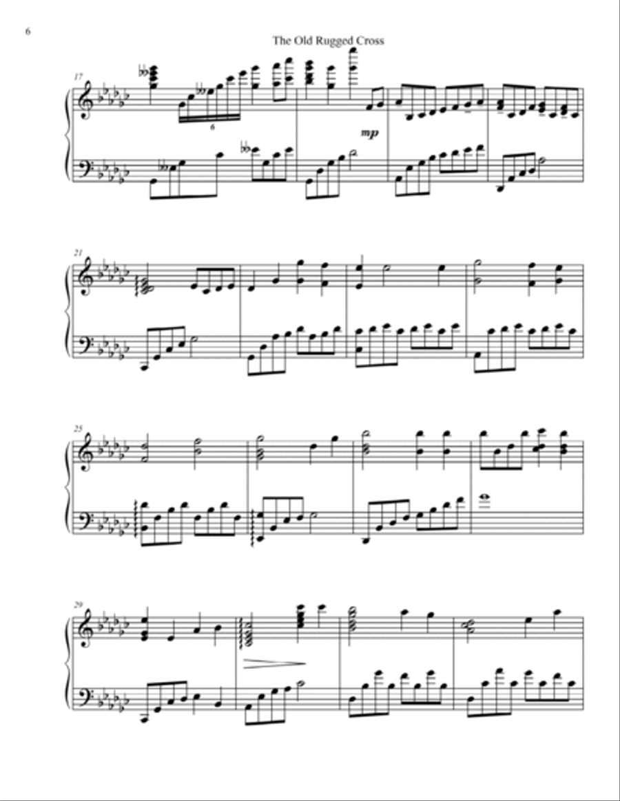 Reflections of the Cross - 10 Easter Advanced Piano Solos Piano Solo scores gallery preview page 6