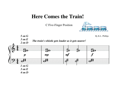 Here Comes the Train - Beginner Piano Solo image number null