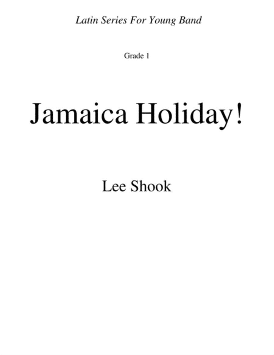 Jamaica Holiday Jamaica Holiday Concert Band scores gallery preview page 2