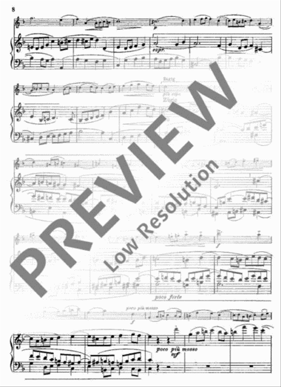 Sonata Violin scores gallery preview page 9