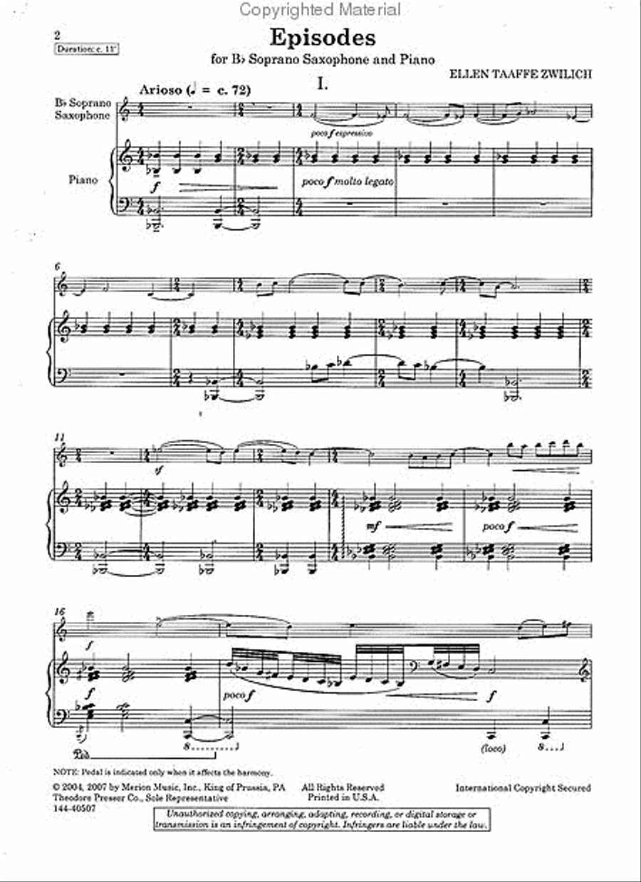 Episodes Chamber Music scores gallery preview page 2