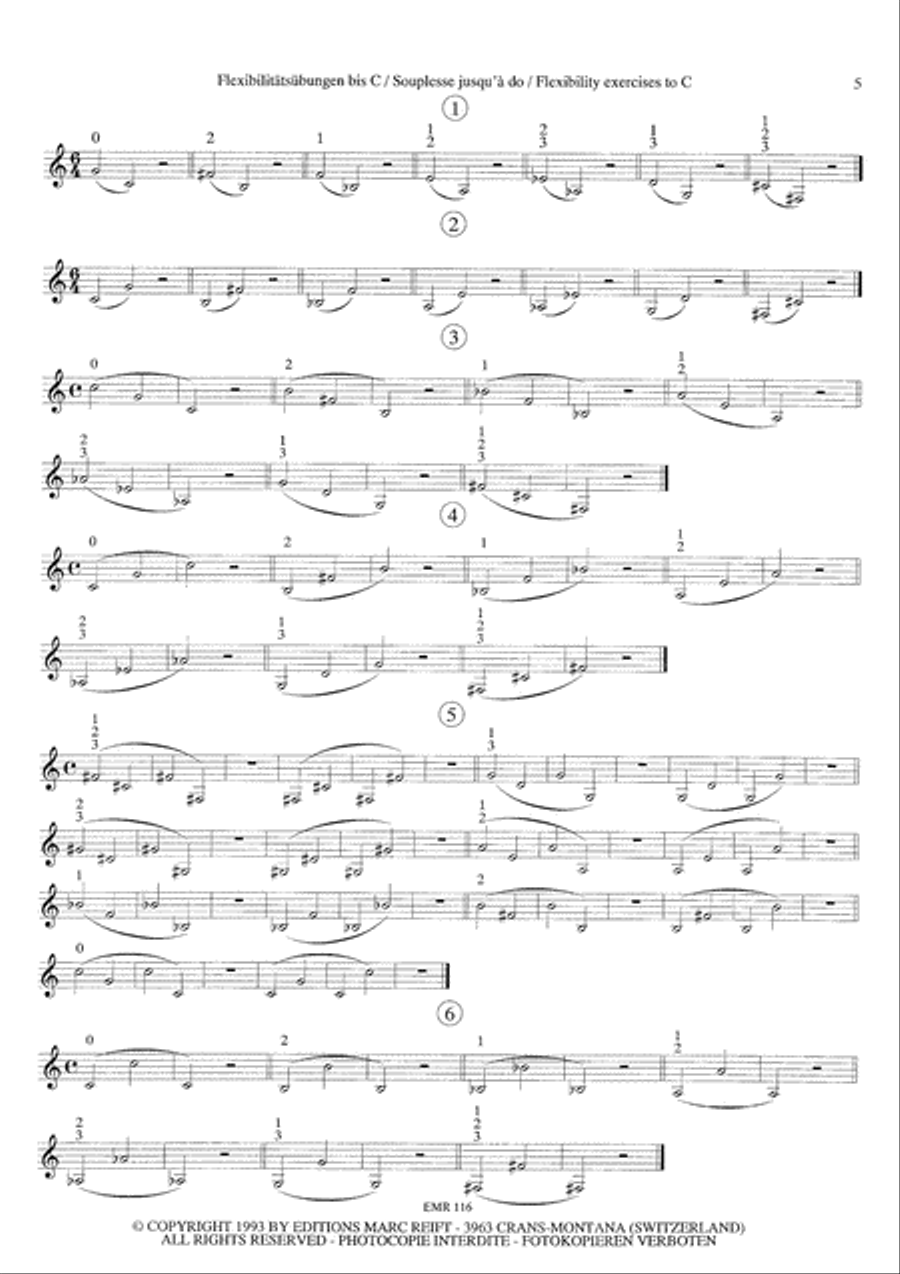 Die Flexibilitat / La Souplesse / Flexibility Cornet scores gallery preview page 3
