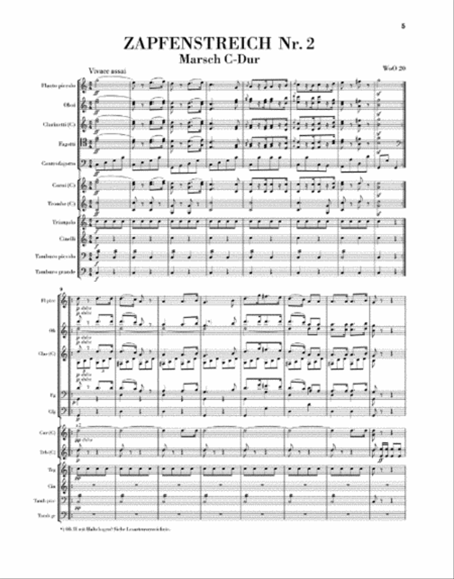 Werke für Militärmusik und Panharmonikon Score scores gallery preview page 4
