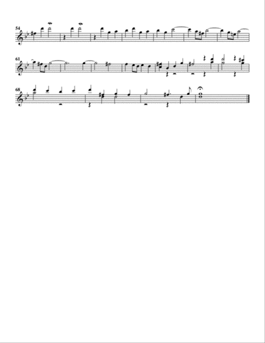 Fugue for organ, BWV 533/II (arrangement for 5 recorders) Recorder scores gallery preview page 5