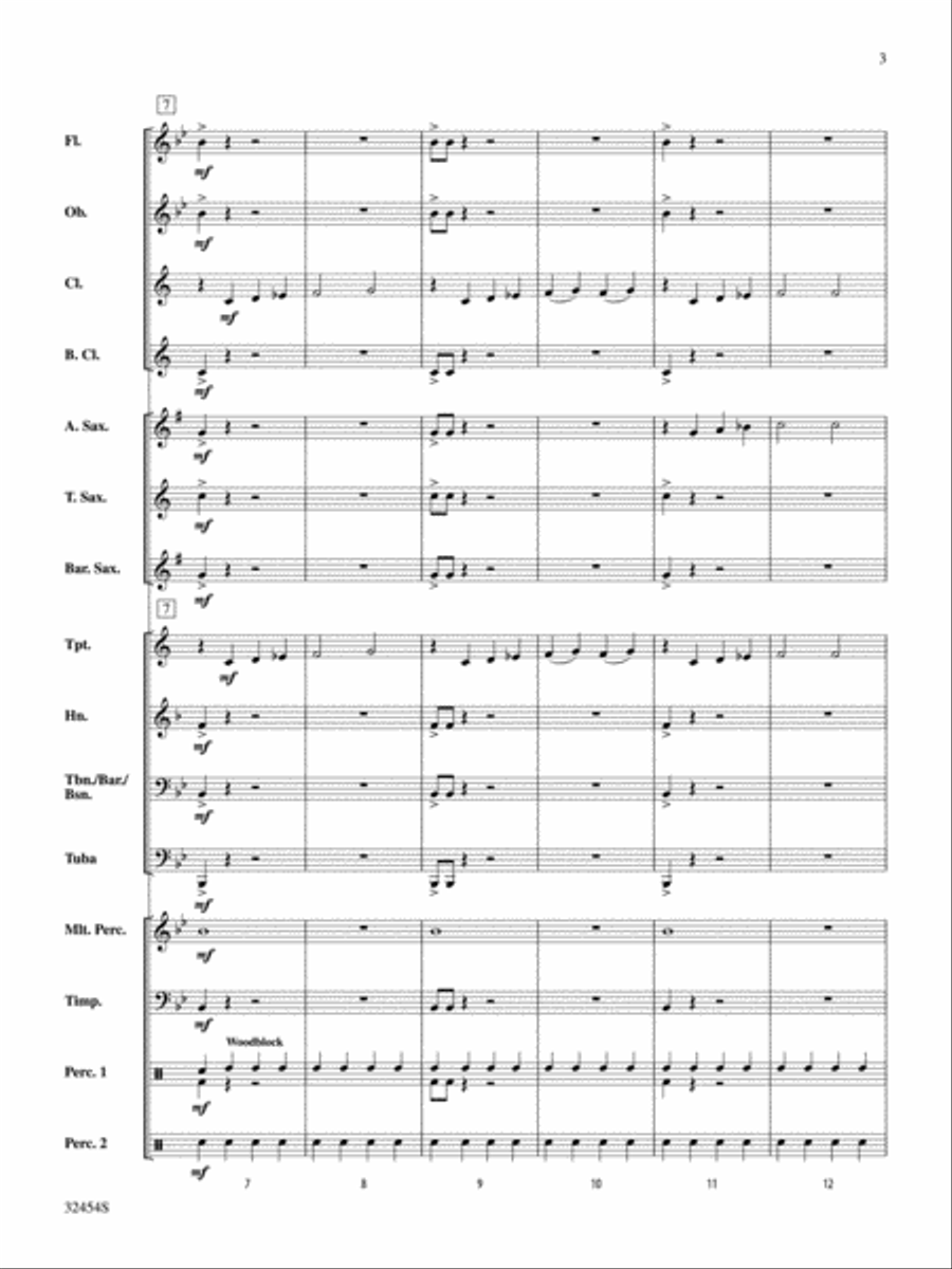 Flight of the Banshee Concert Band scores gallery preview page 3