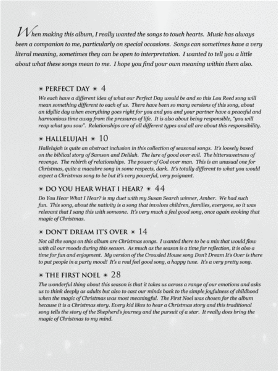 Susan Boyle -- The Gift Piano, Vocal, Guitar scores gallery preview page 3