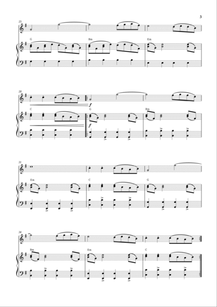 The Office - Theme Violin Solo scores gallery preview page 3