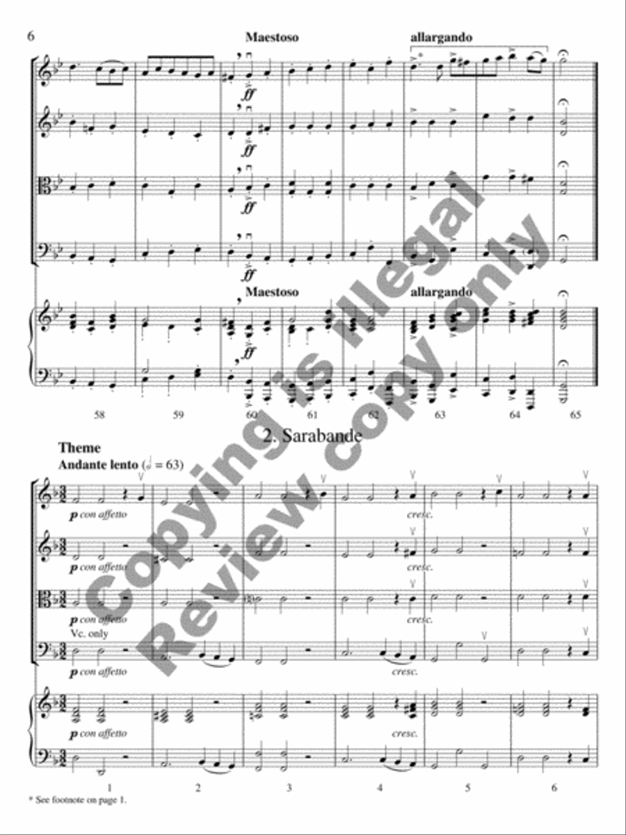 Handel Album: A Suite of Five Pieces String Orchestra scores gallery preview page 5